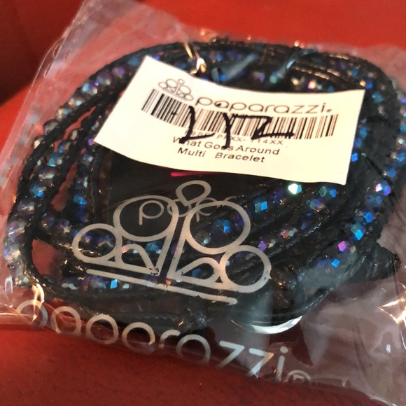 What Goes Around - multi (black) - Paparazzi bracelet - Picture 3 of 4